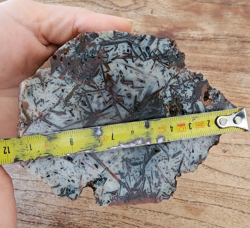 White Needle Agate