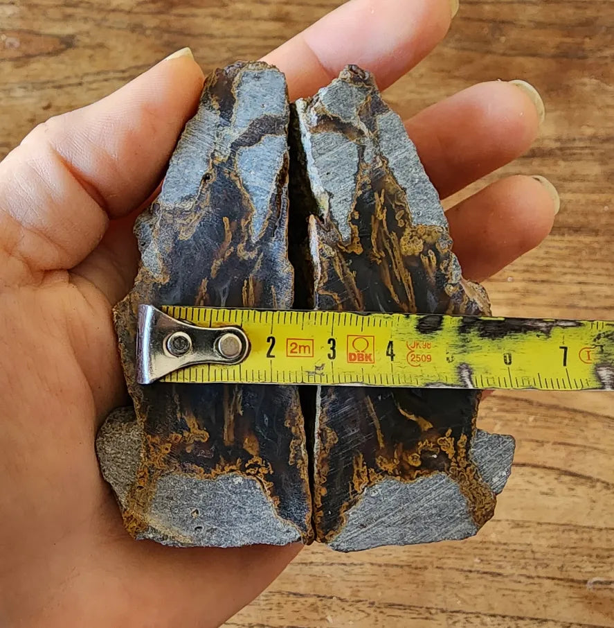 9x Raw Agate Pairs