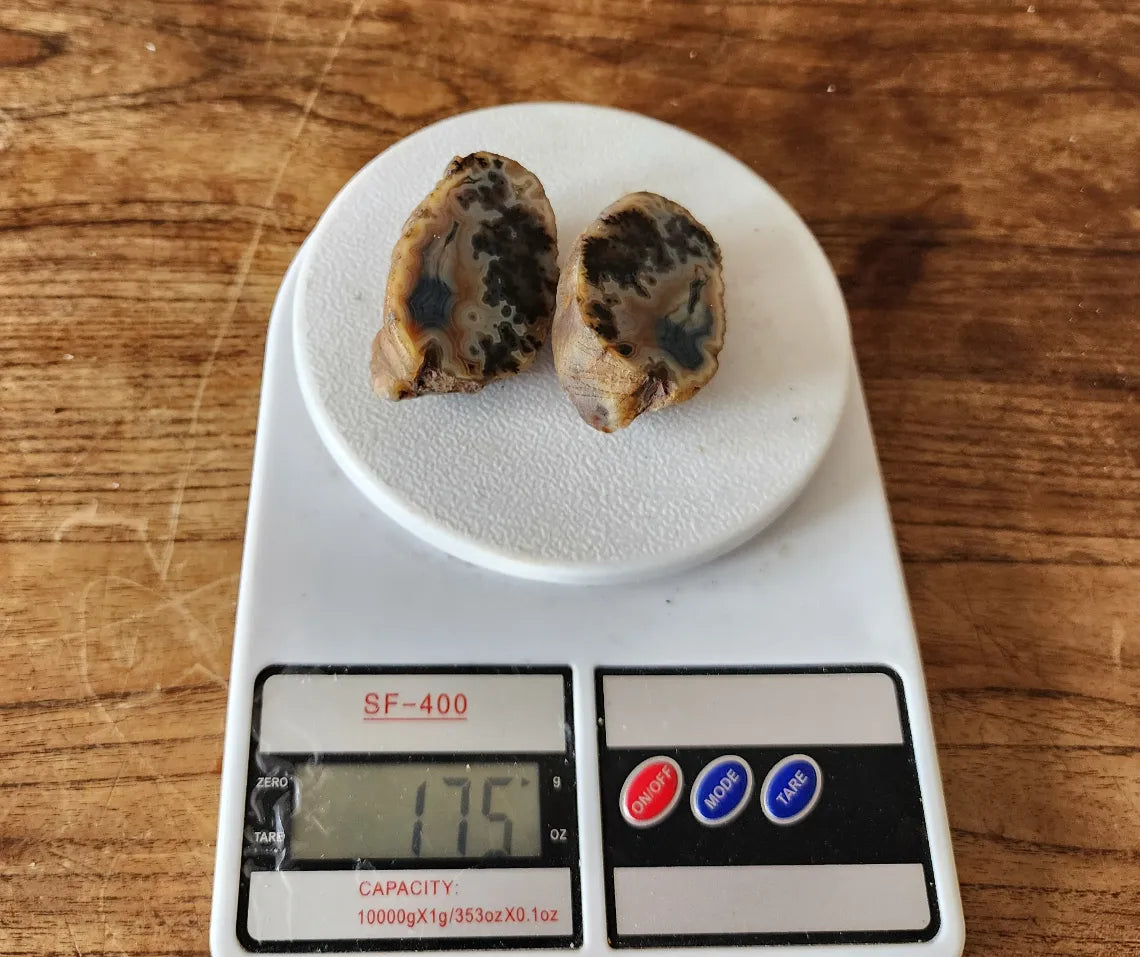 Rare Agate Pair