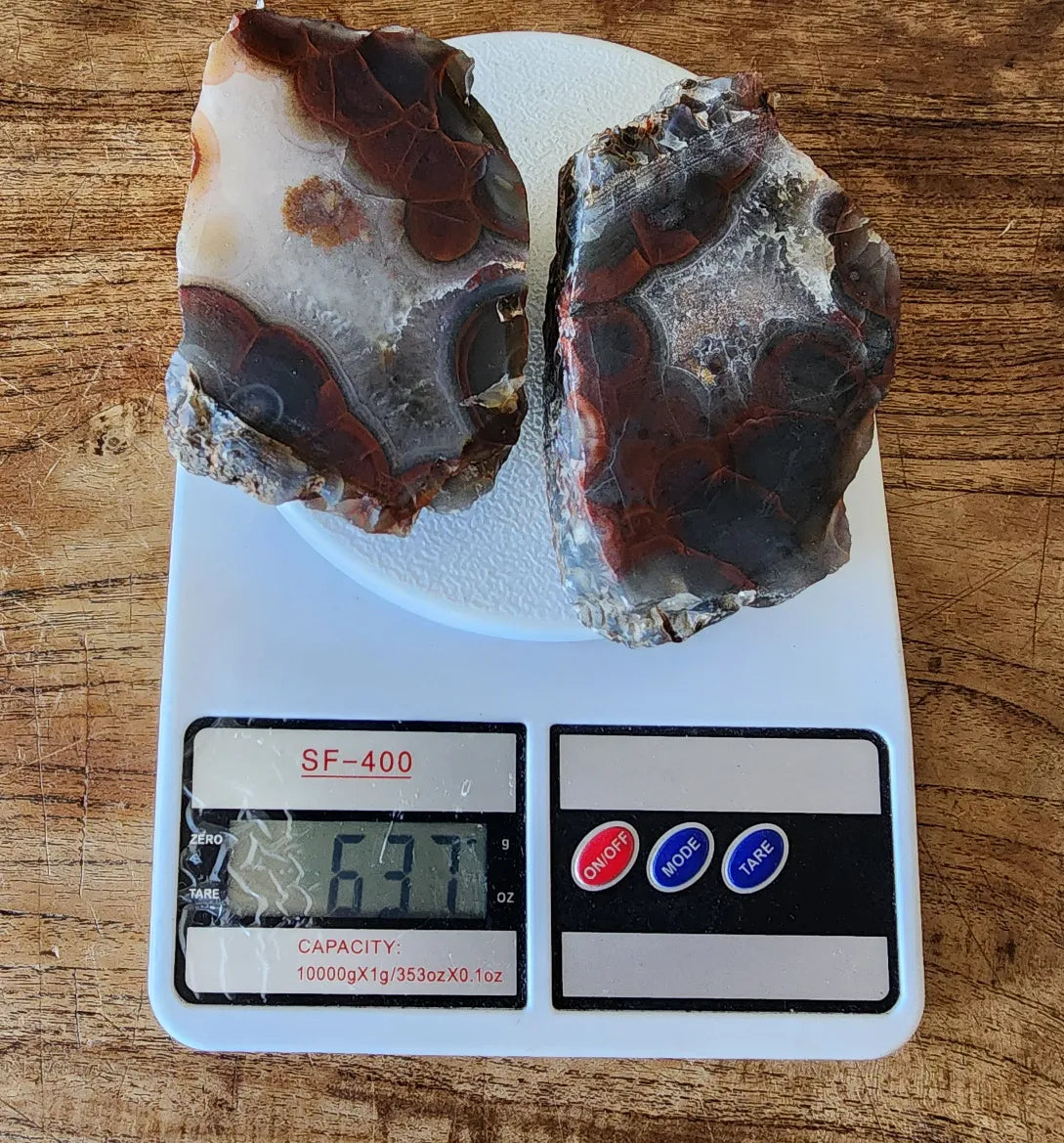 Bubble Red Agate