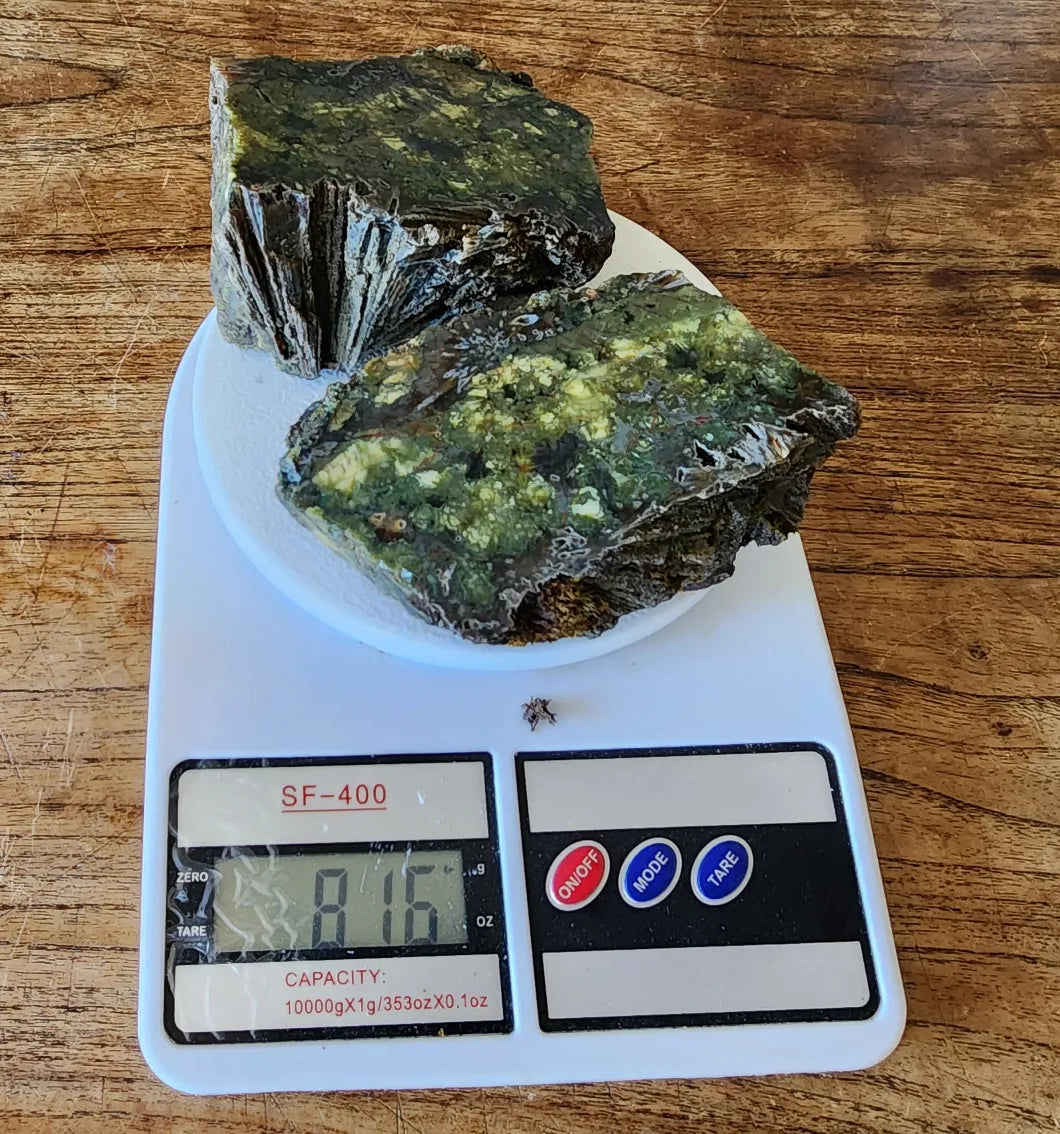 Green Agate Pair