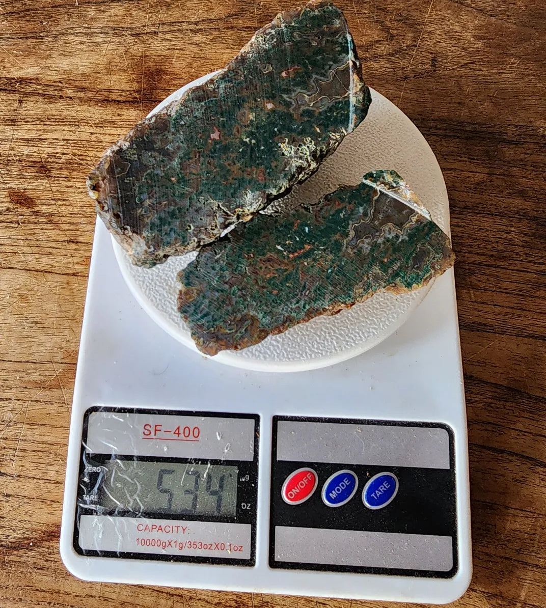 Green Agate Rough