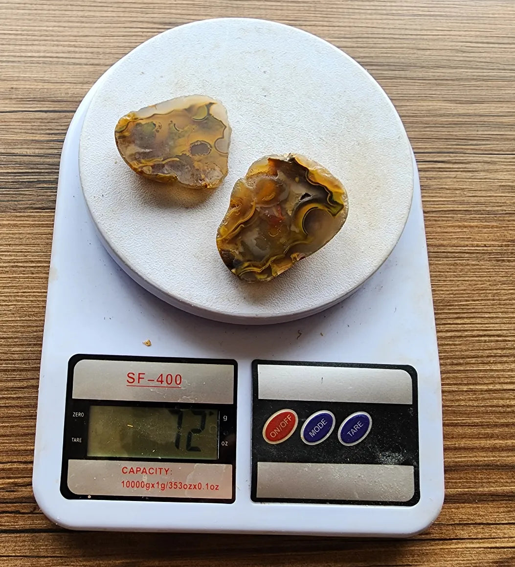 Abstract Art - Yellow Agate