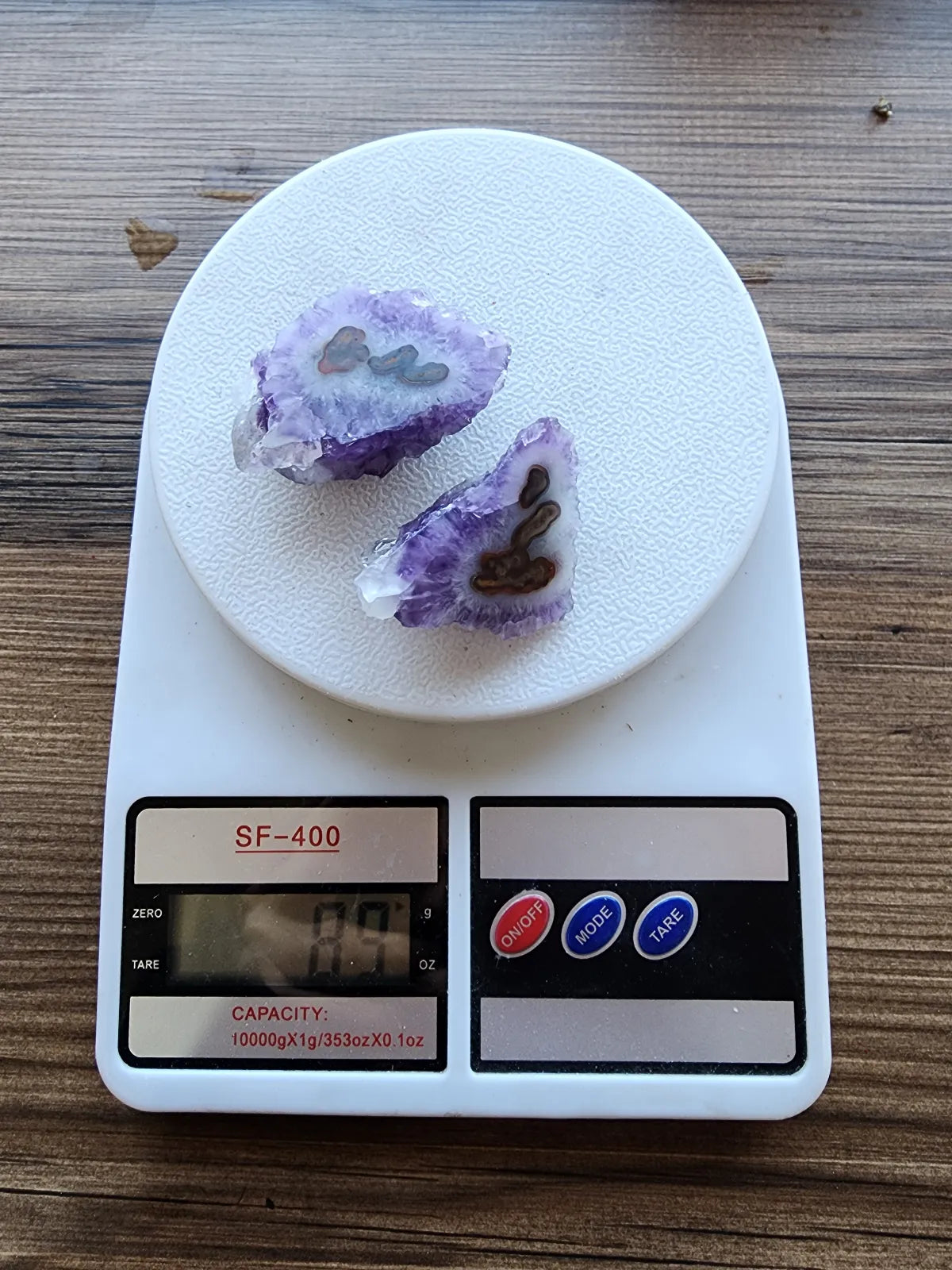 Amethyst Crystal & Agate