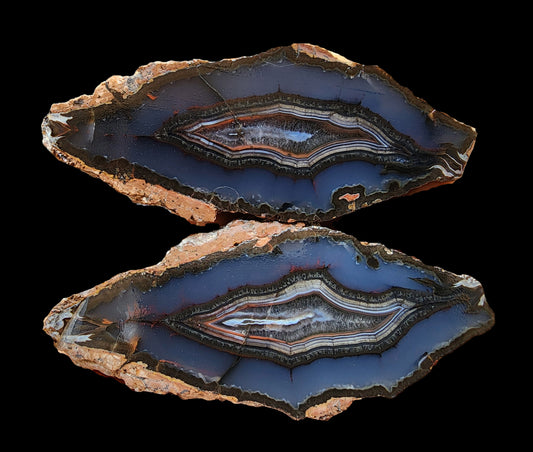 Dark Blue Agate