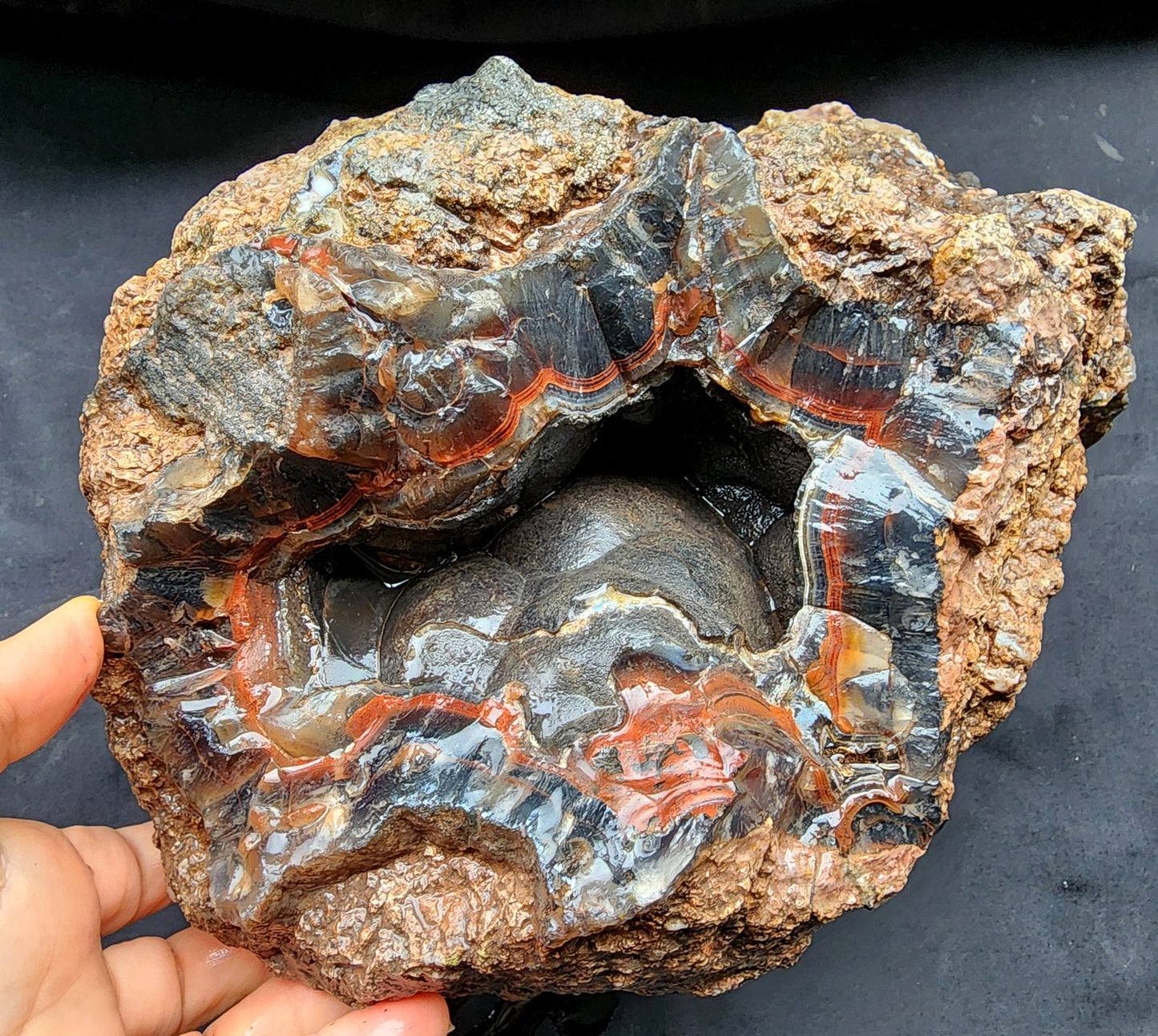 Huge Botryoidal Thunder Egg - Geode - We❤️Rocks