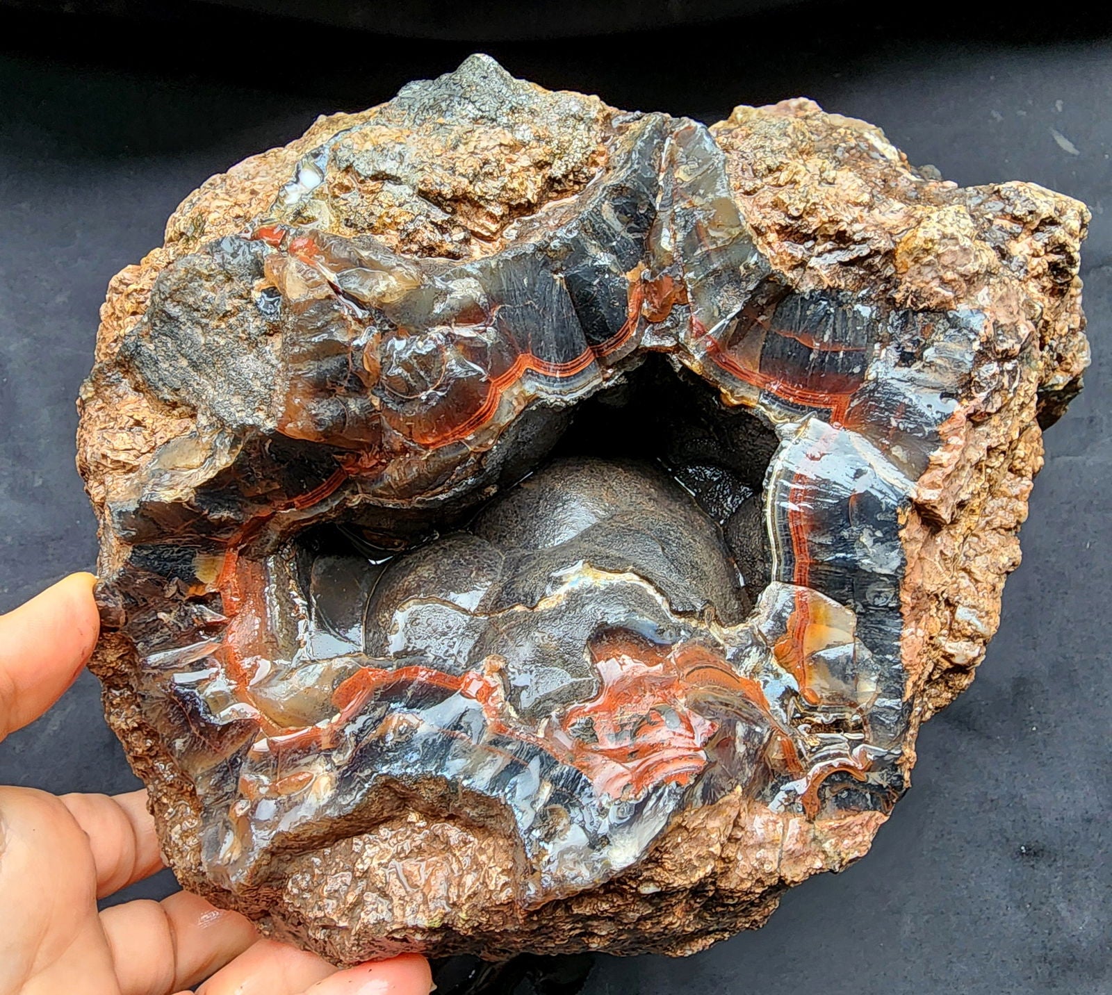 Huge Botryoidal Thunder Egg - Geode - We❤️Rocks