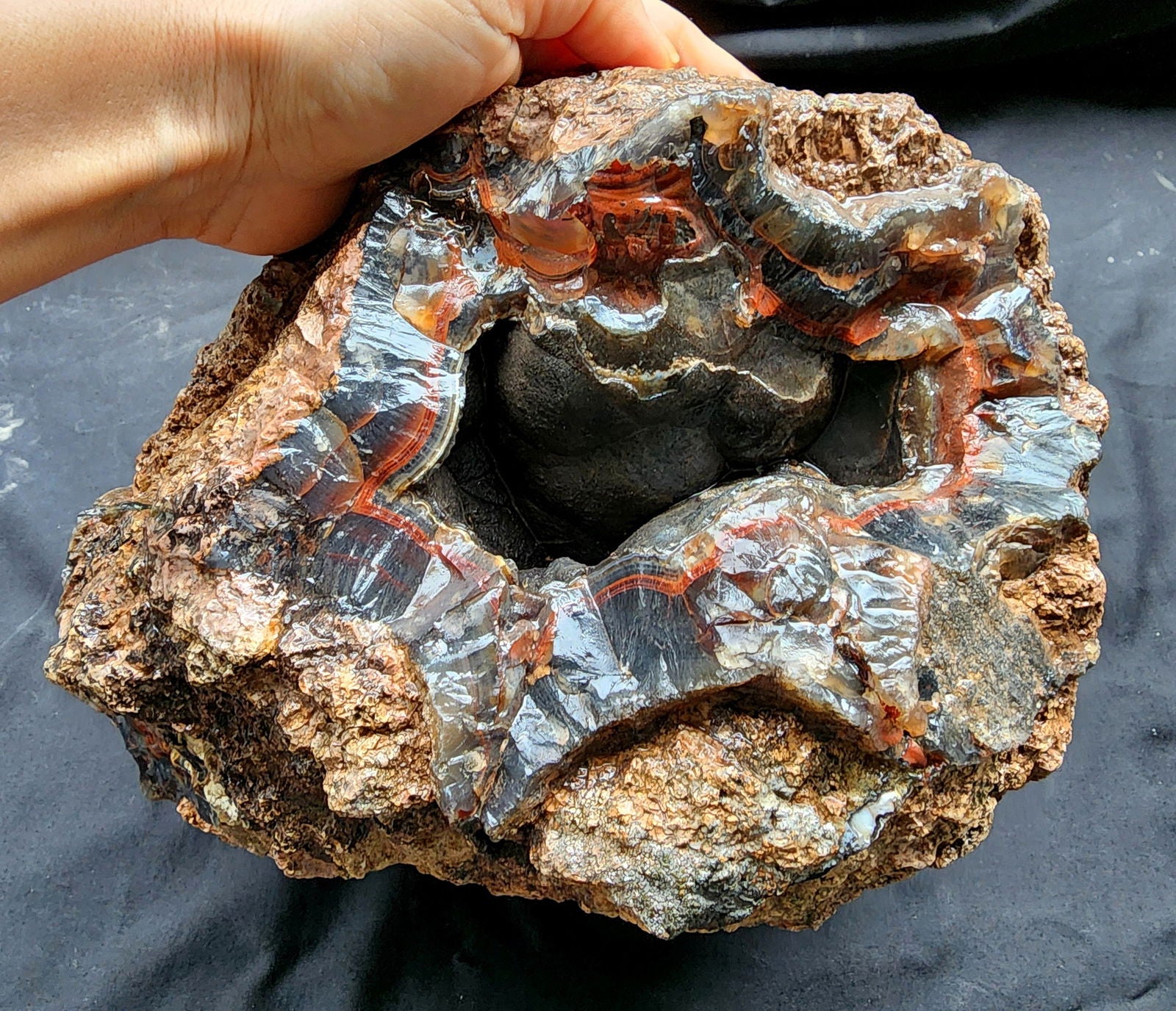 Huge Botryoidal Thunder Egg - Geode - We❤️Rocks