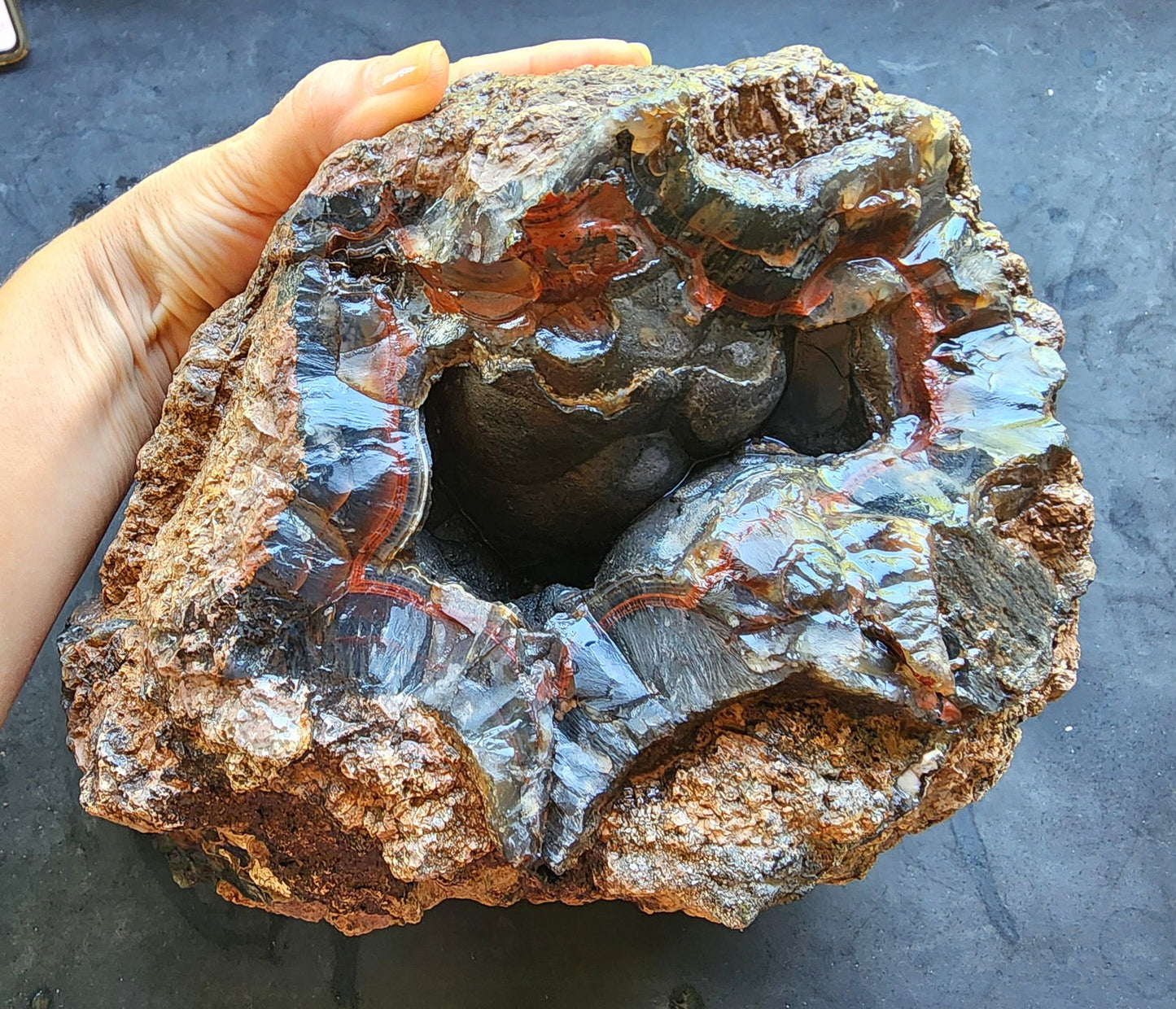 Huge Botryoidal Thunder Egg - Geode - We❤️Rocks