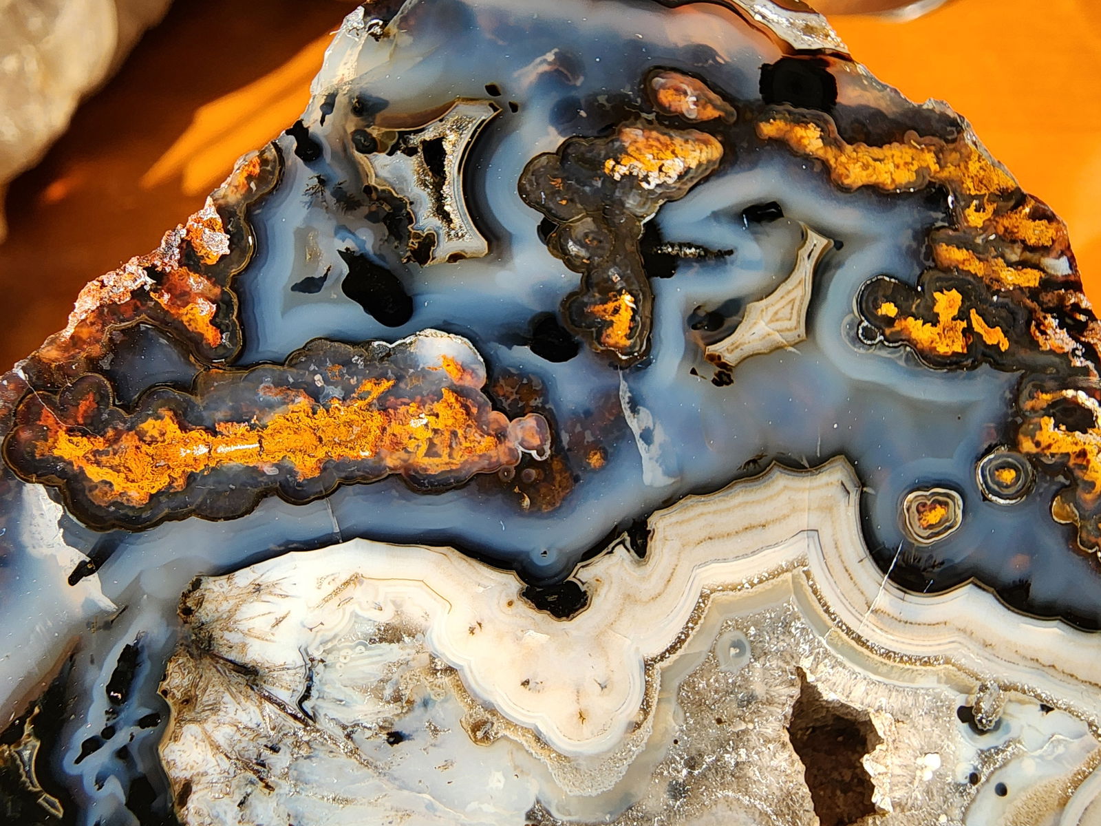 Polished Blue Agate - We❤️Rocks