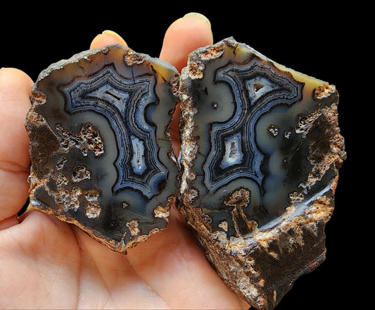 Dark Blue Agate