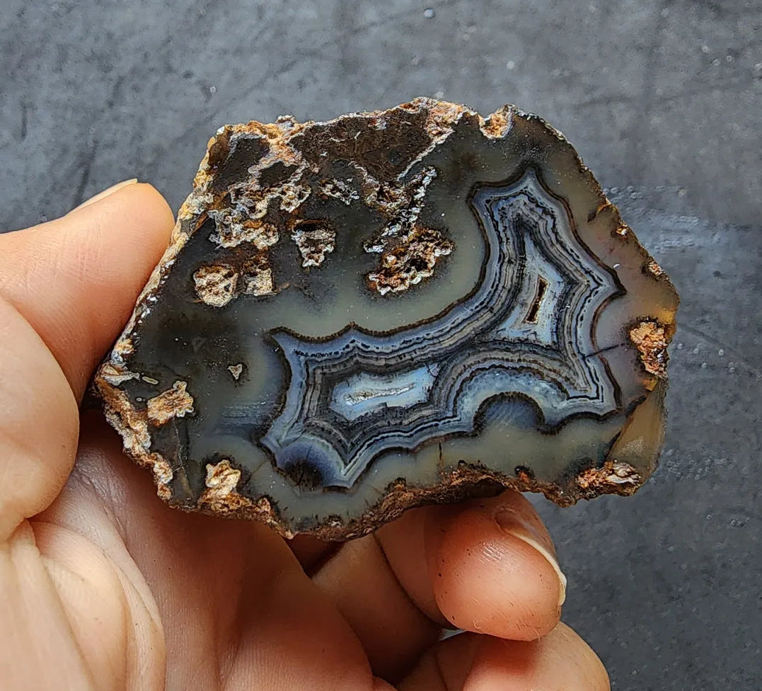 Dark Blue Agate