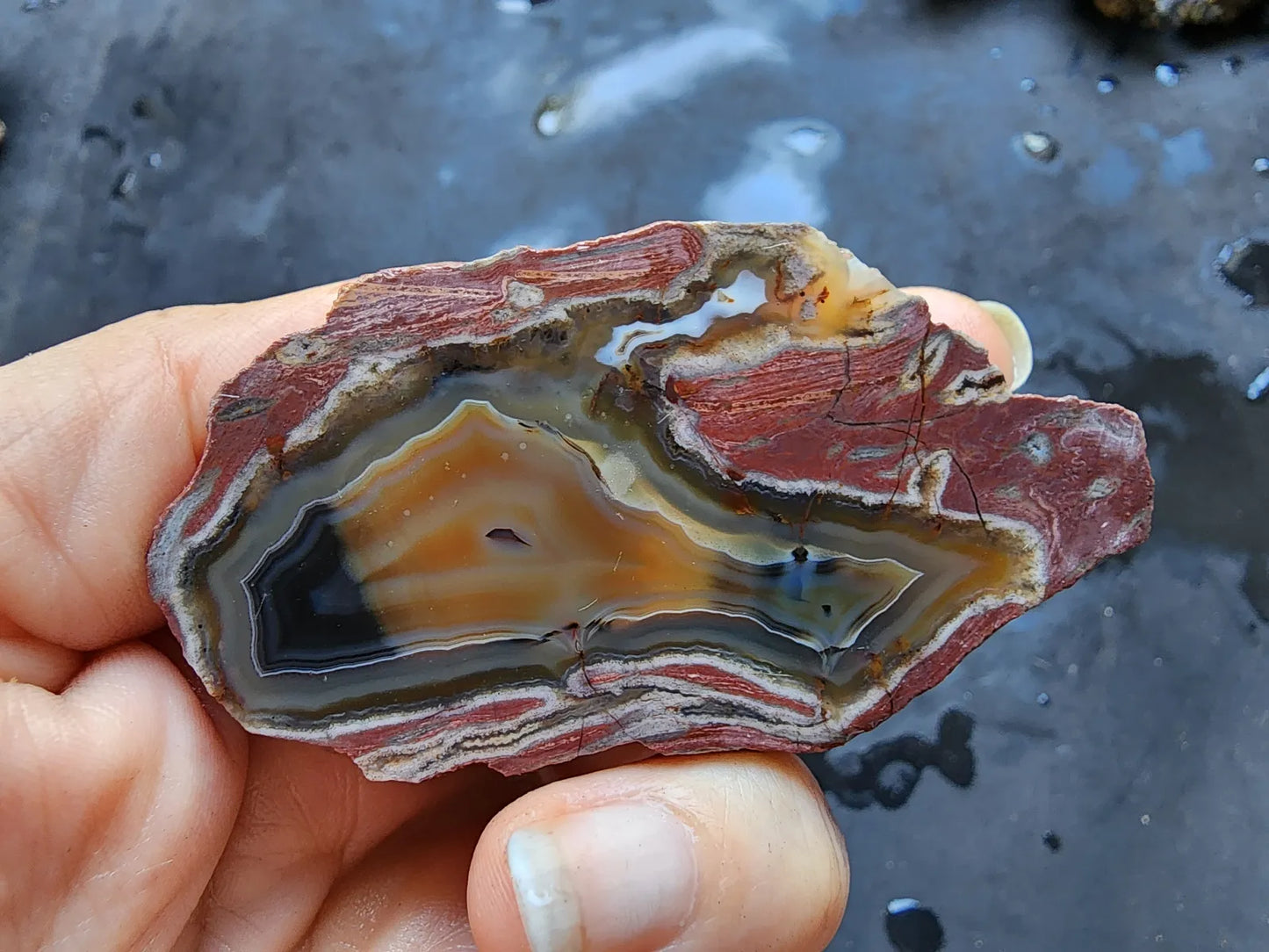 9x Raw Agate Pairs