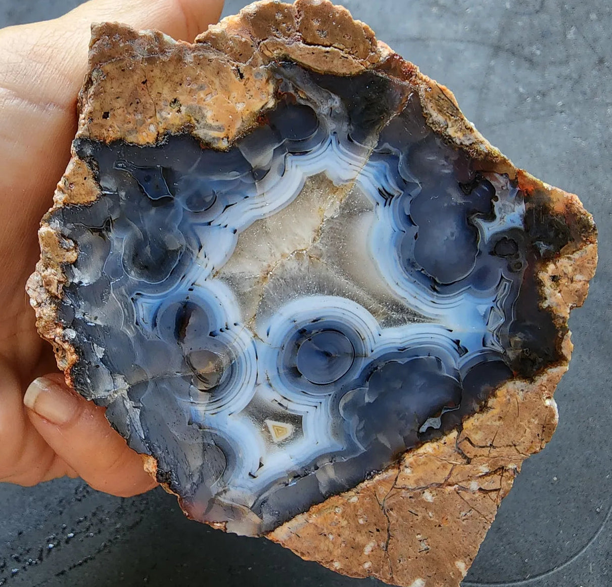 Face Agate Thunderegg