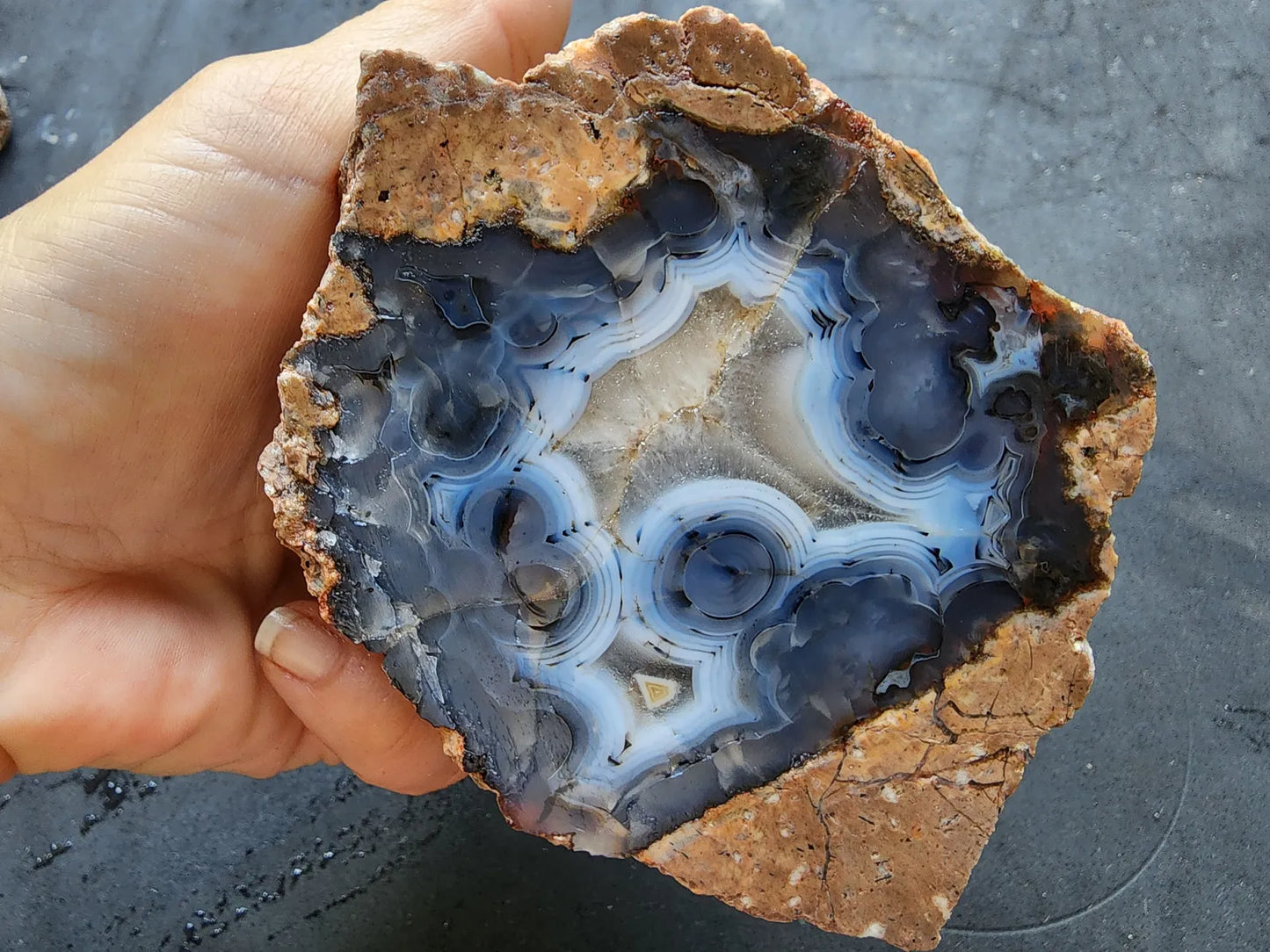 Face Agate Thunderegg