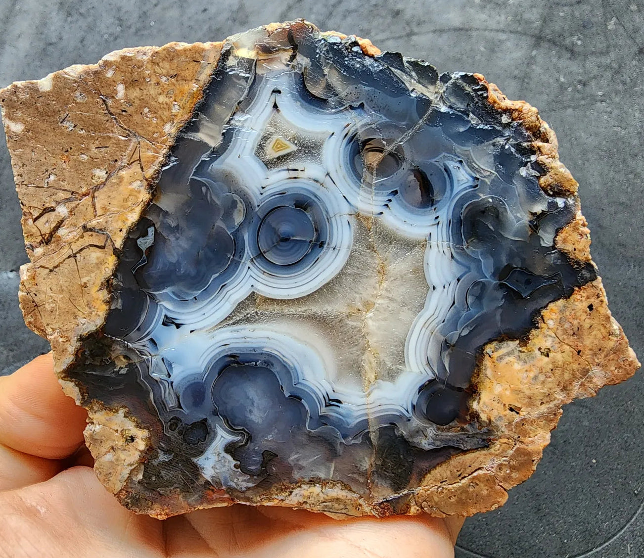 Face Agate Thunderegg