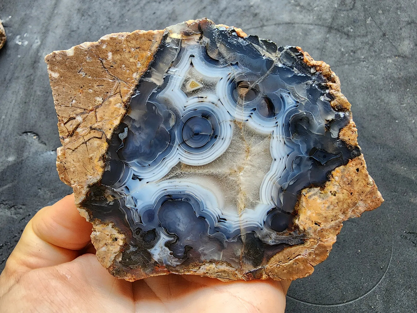 Face Agate Thunderegg
