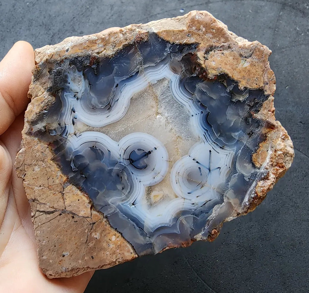 Face Agate Thunderegg