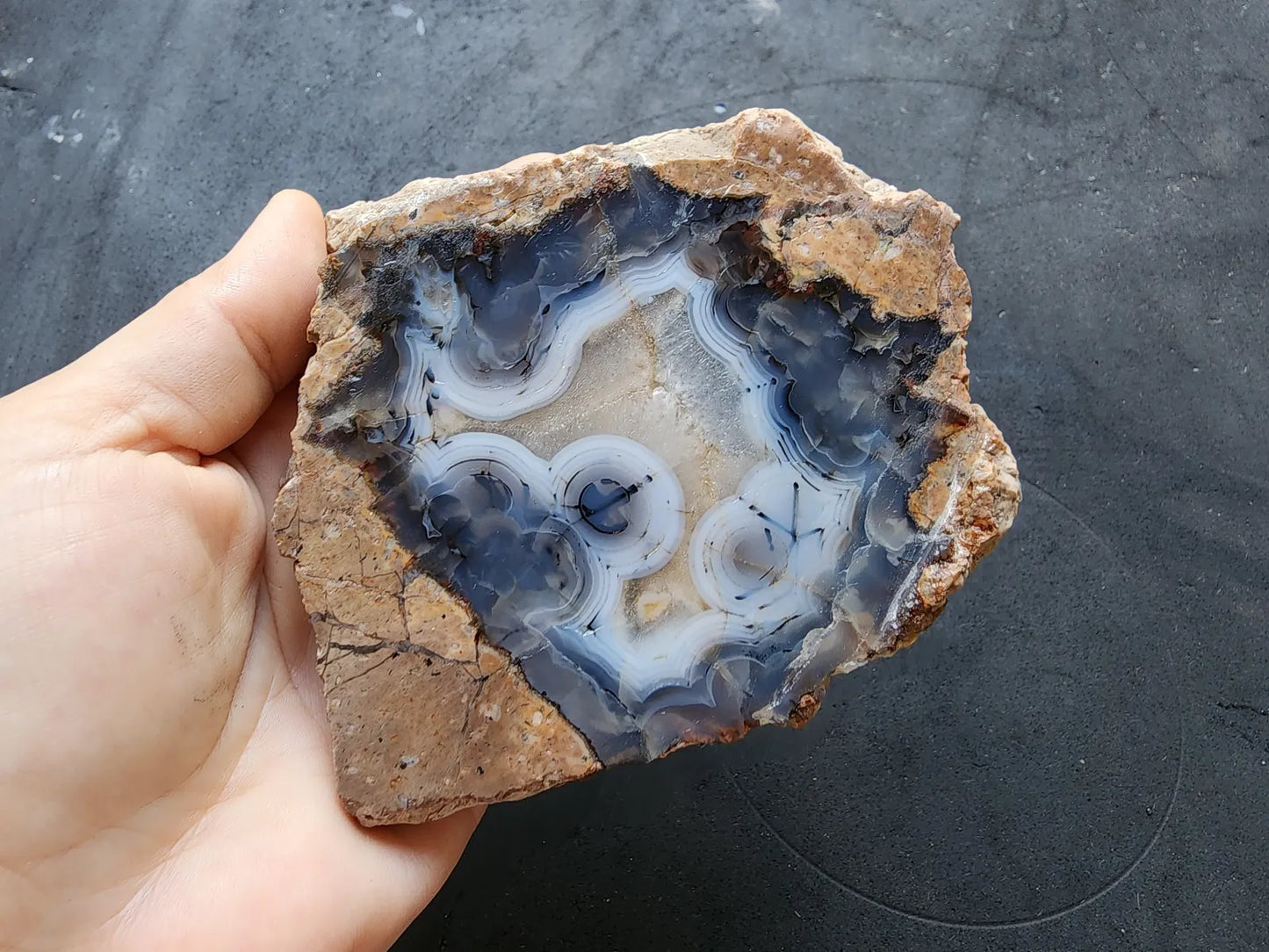 Face Agate Thunderegg