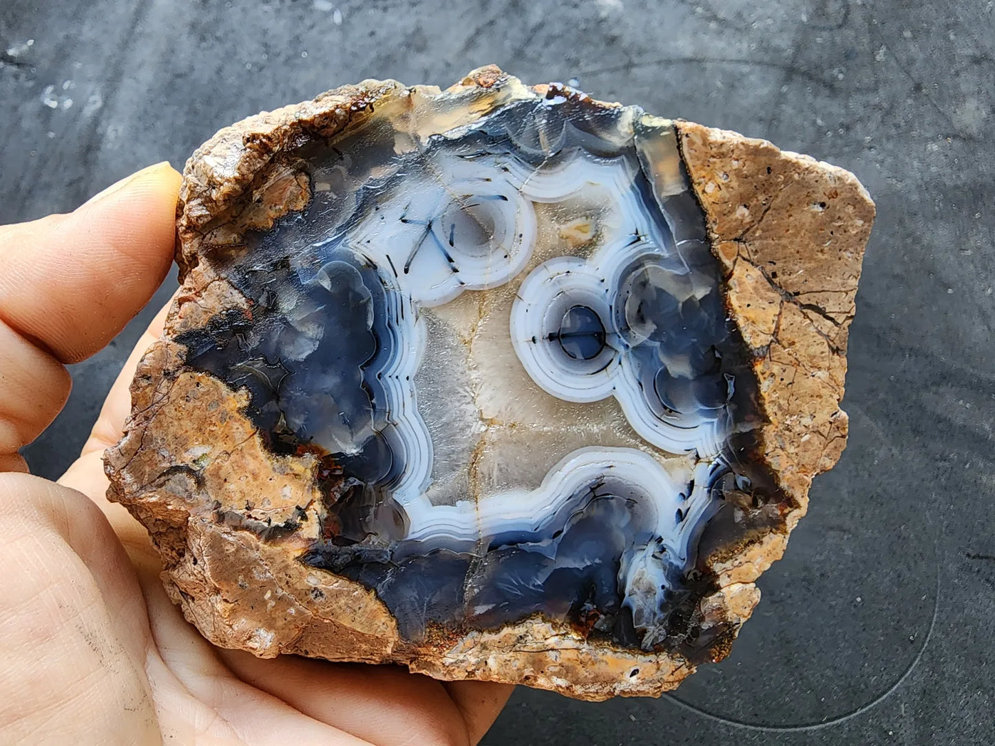 Face Agate Thunderegg