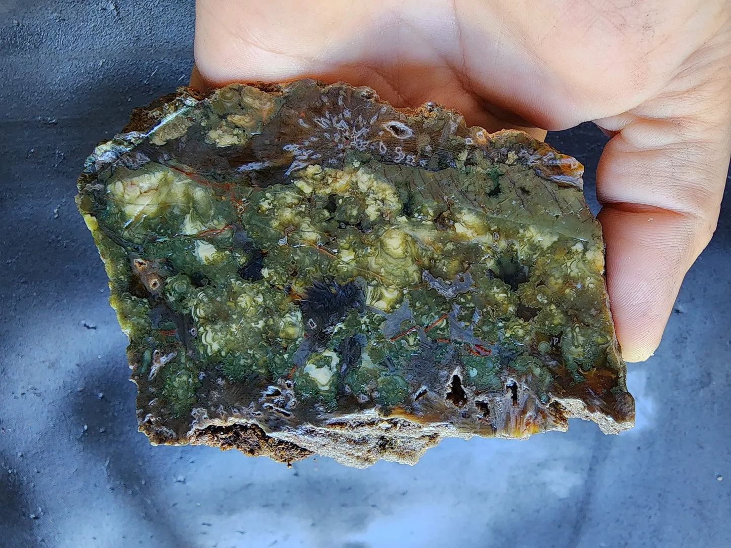 Green Agate Pair