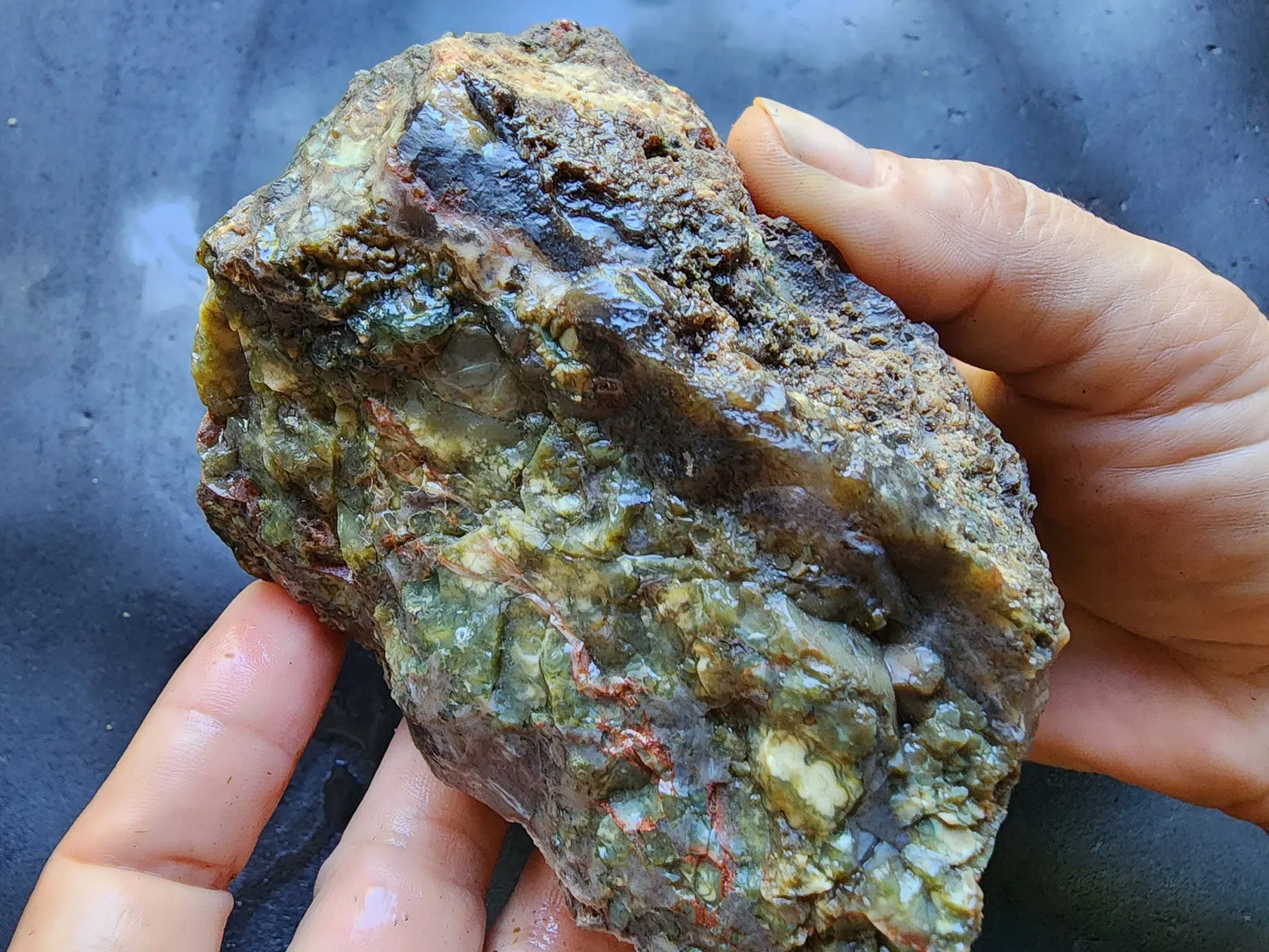 Green Agate Pair