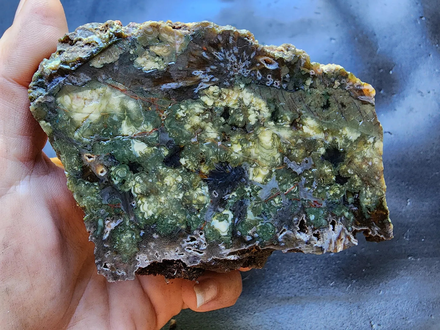 Green Agate Pair