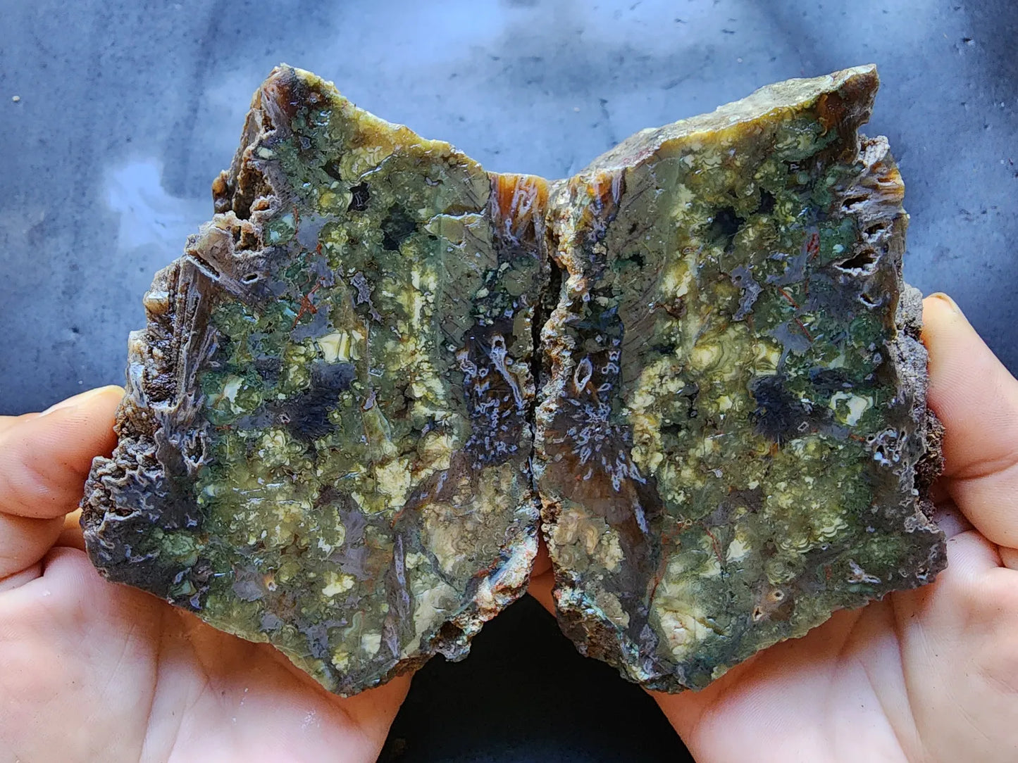 Green Agate Pair