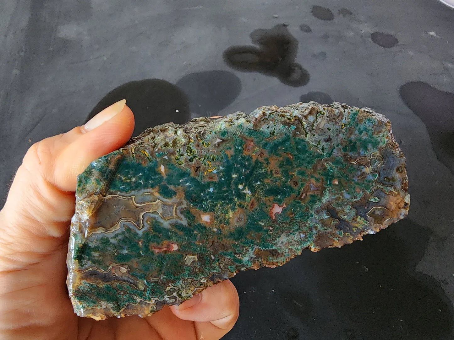 Green Agate Rough