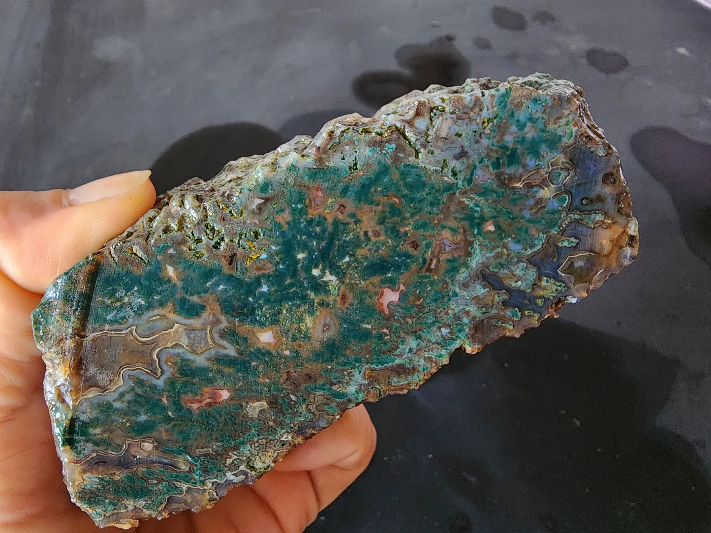 Green Agate Rough