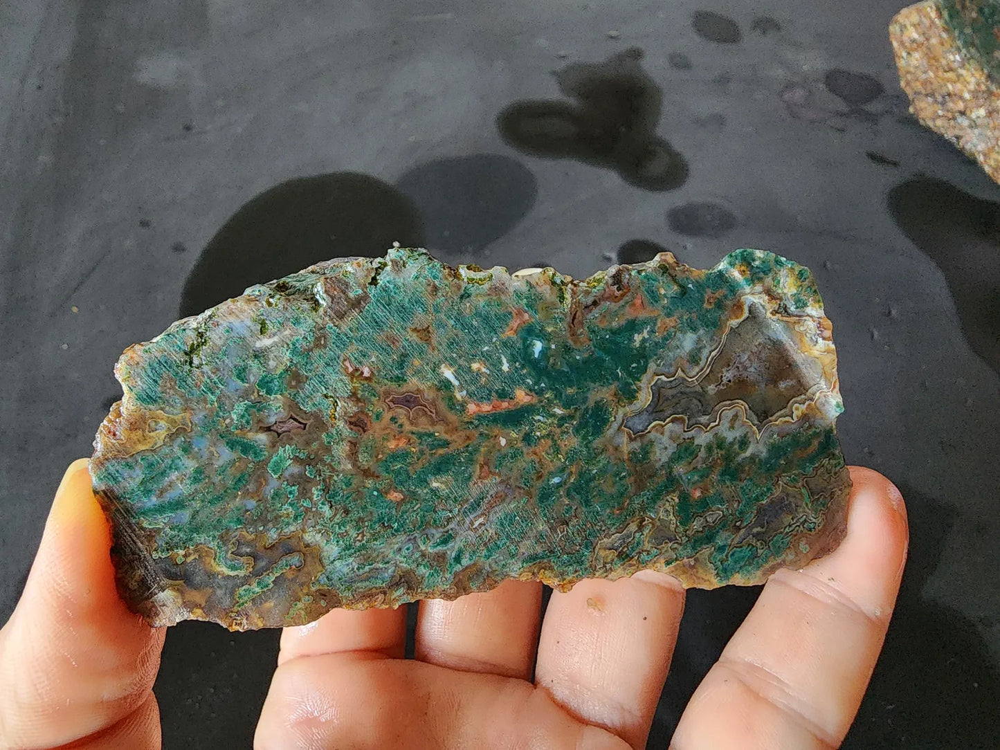Green Agate Rough