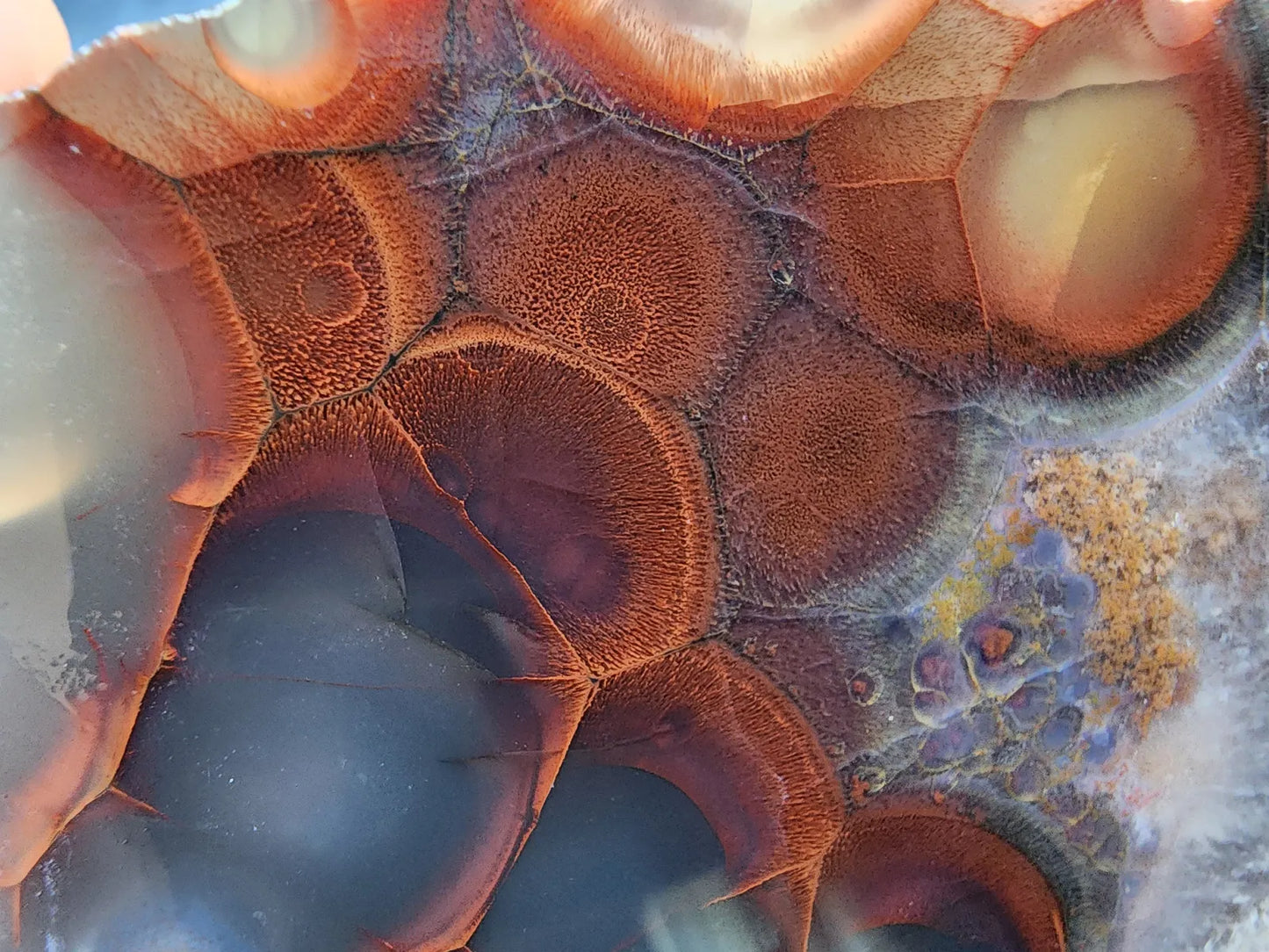 Bubble Red Agate