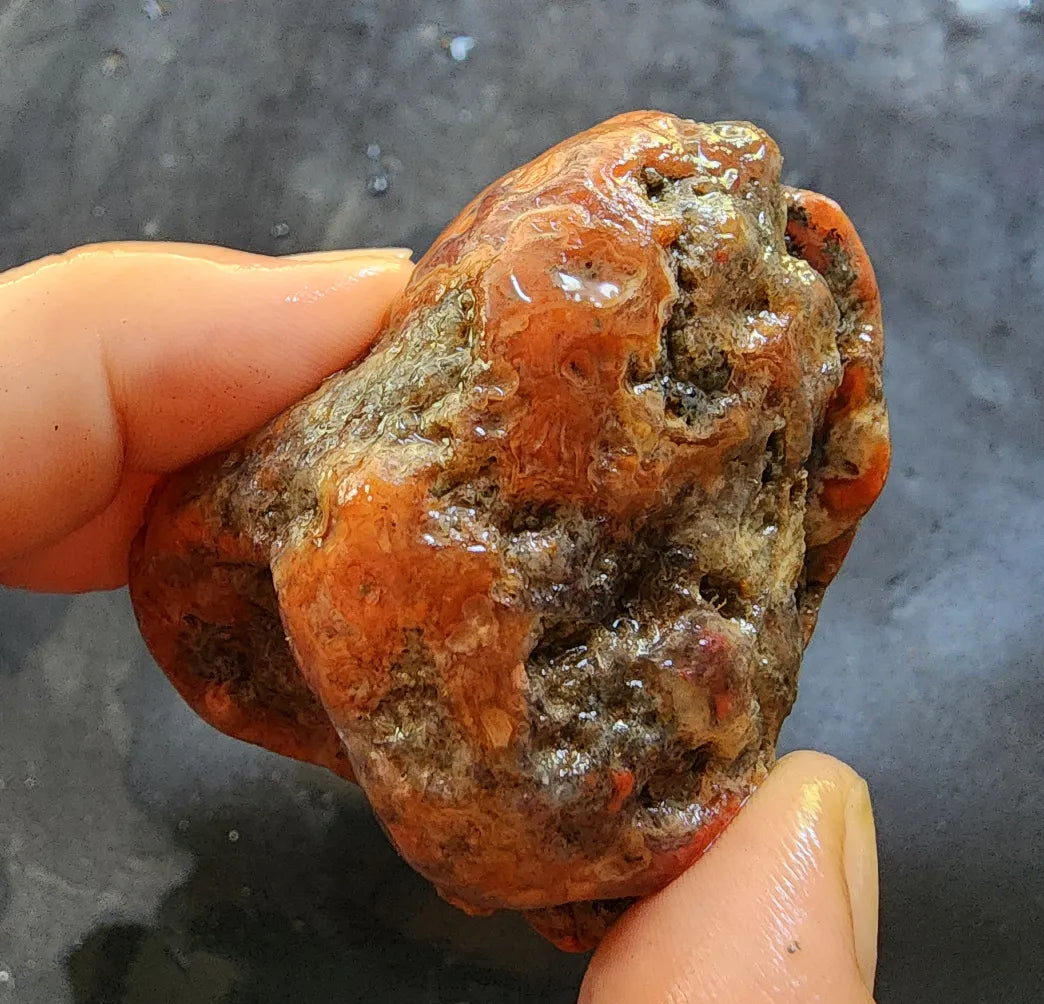 Mossy Orange Agate