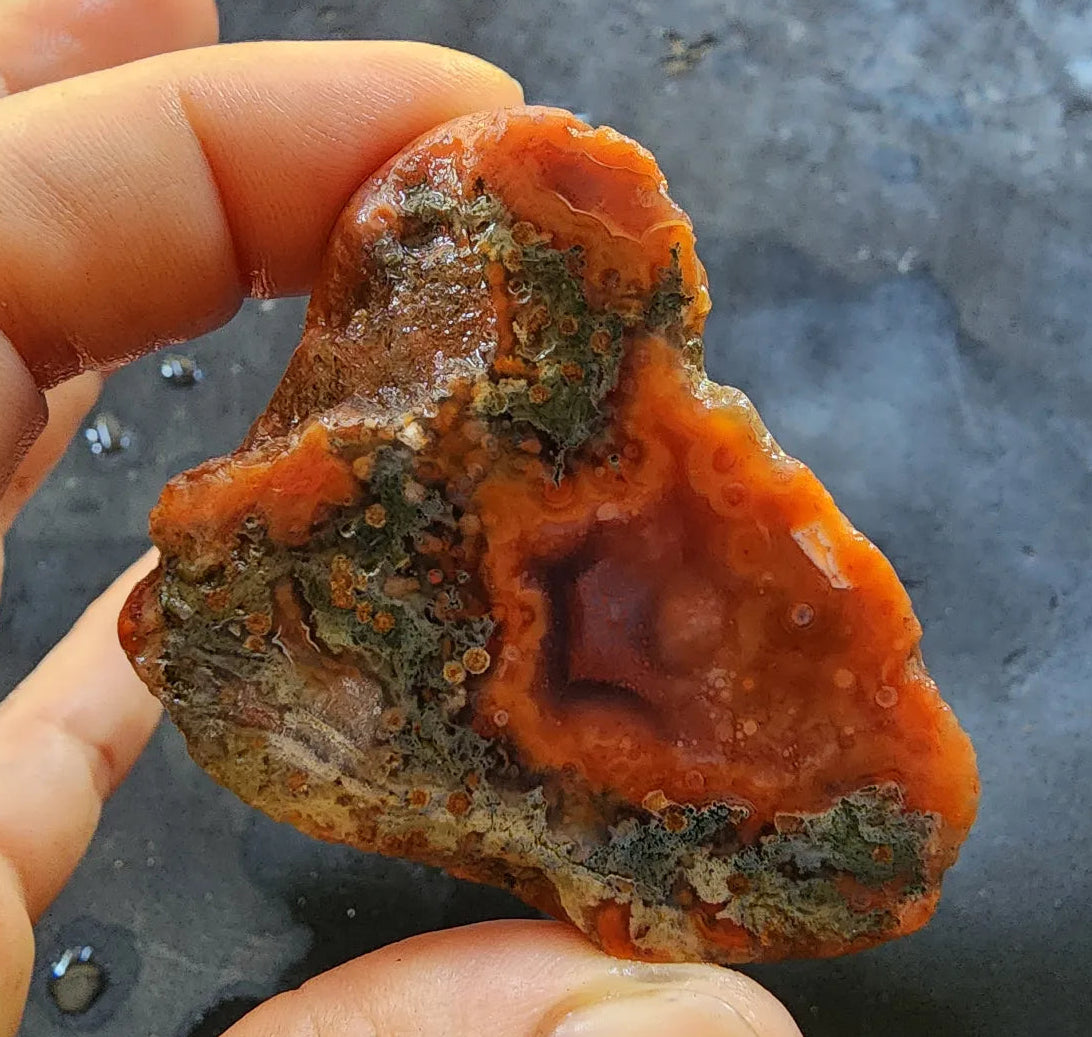 Mossy Orange Agate