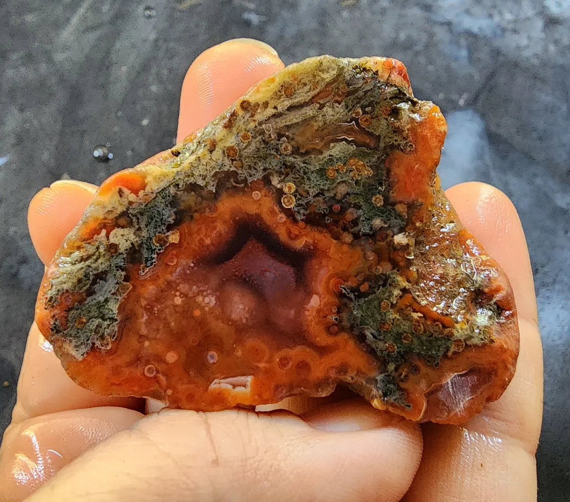 Mossy Orange Agate