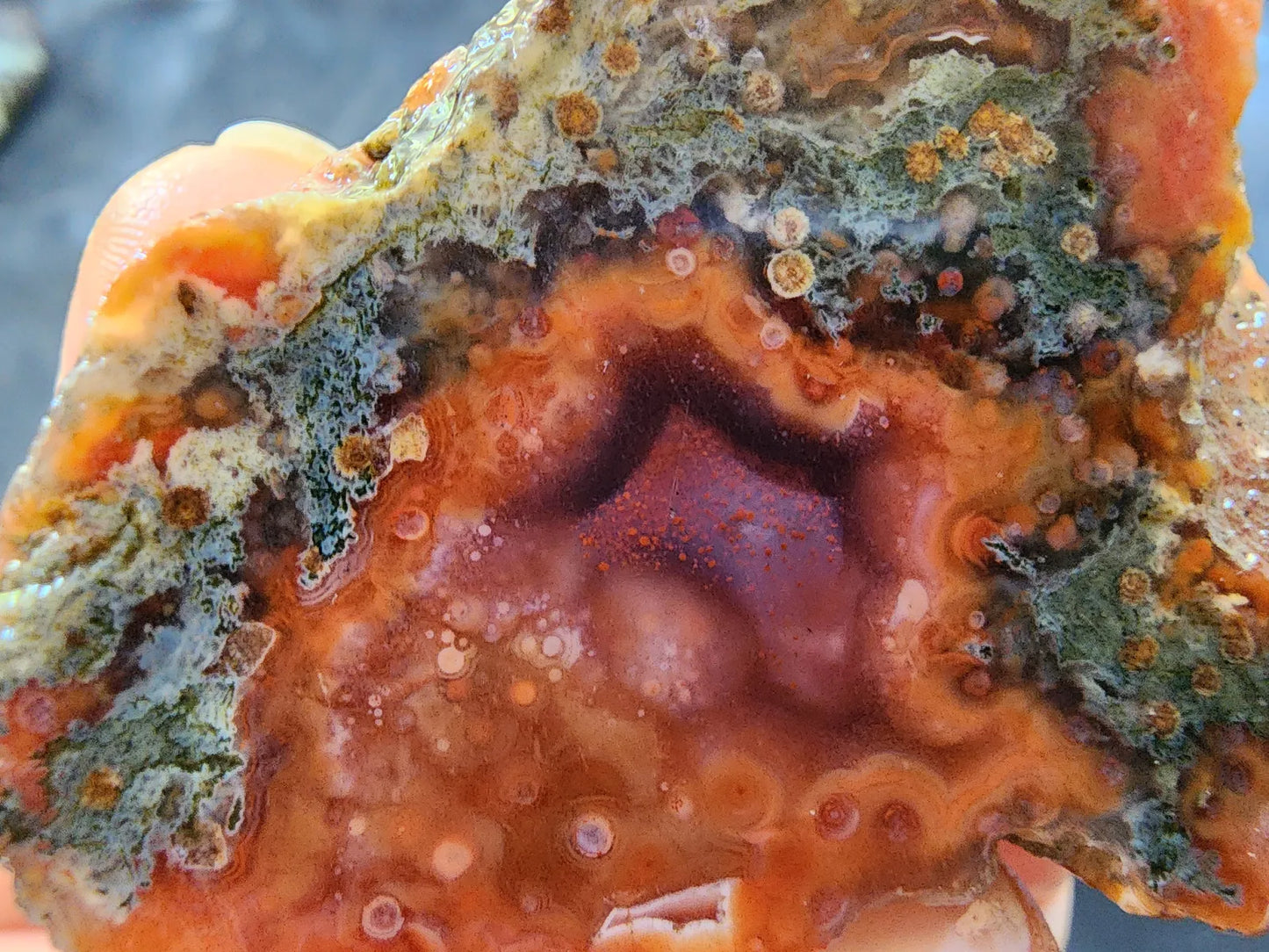 Mossy Orange Agate