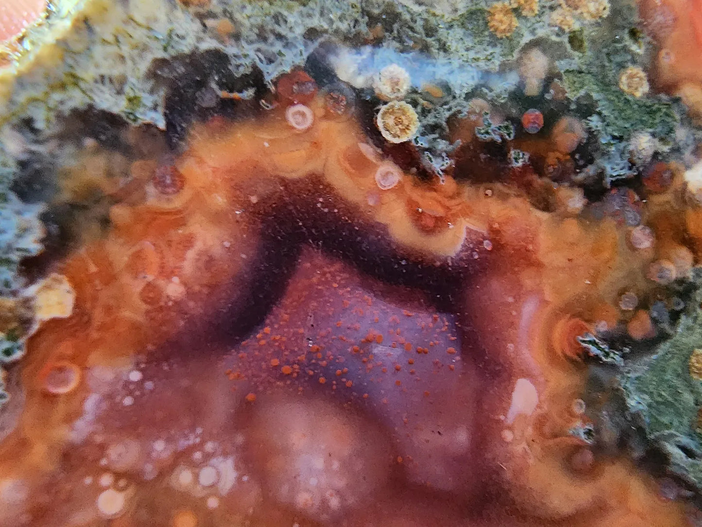Mossy Orange Agate