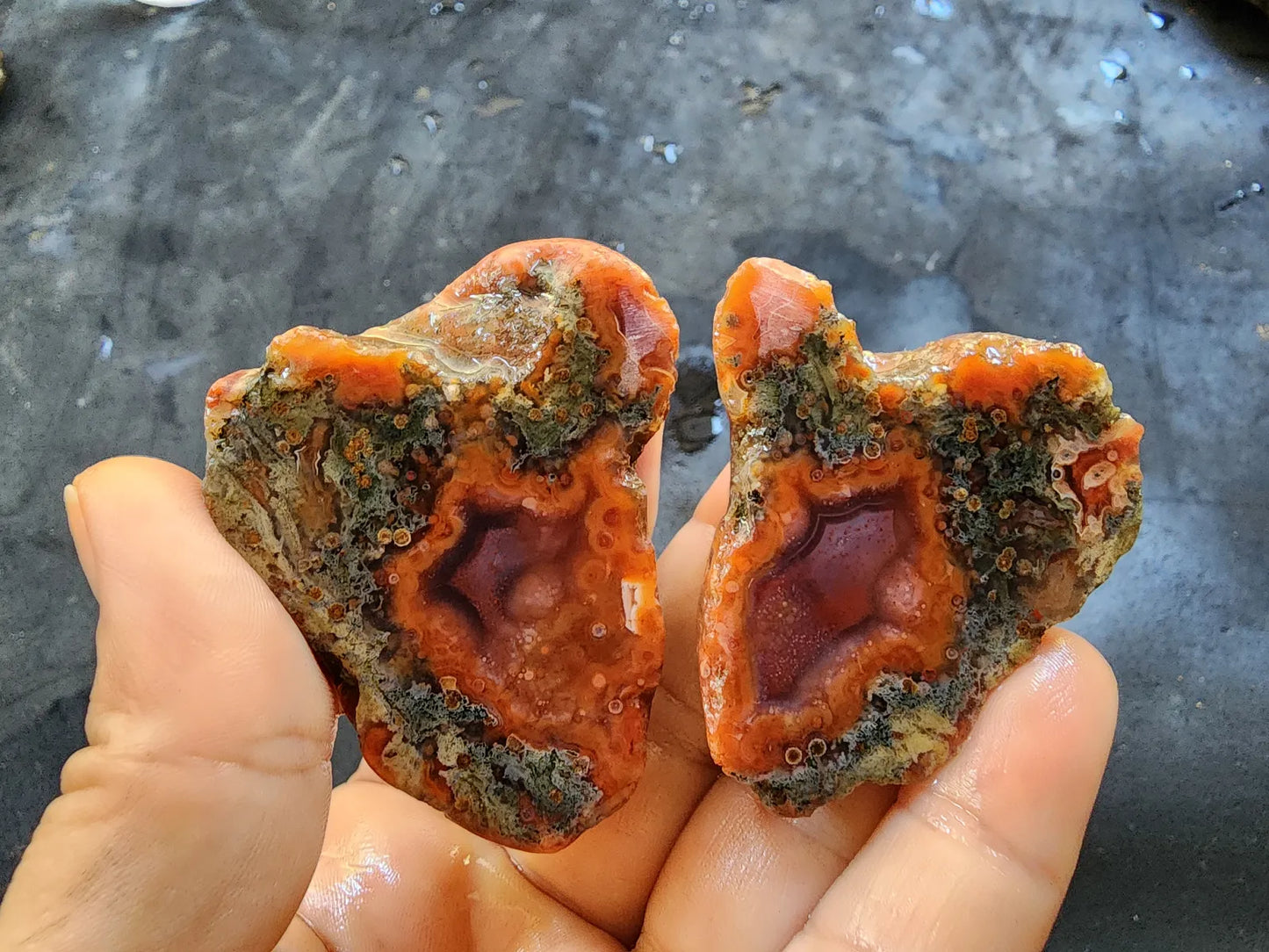 Mossy Orange Agate