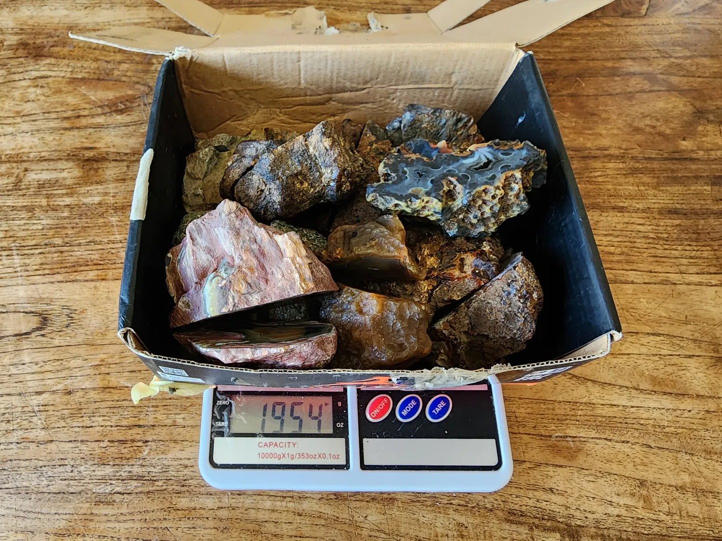 9x Raw Agate Pairs