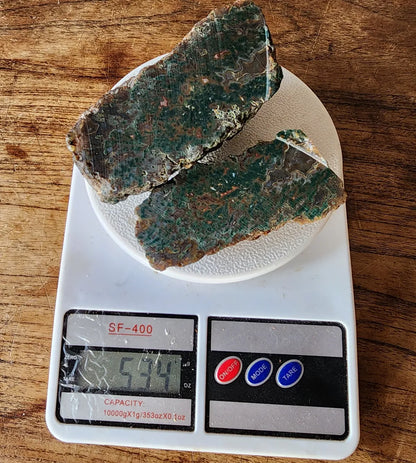 Green Agate Rough