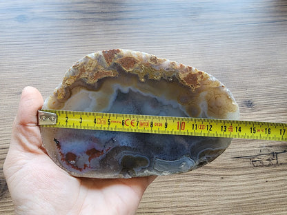 Polished Blue Agate Slab