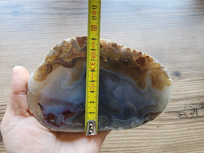 Polished Blue Agate Slab