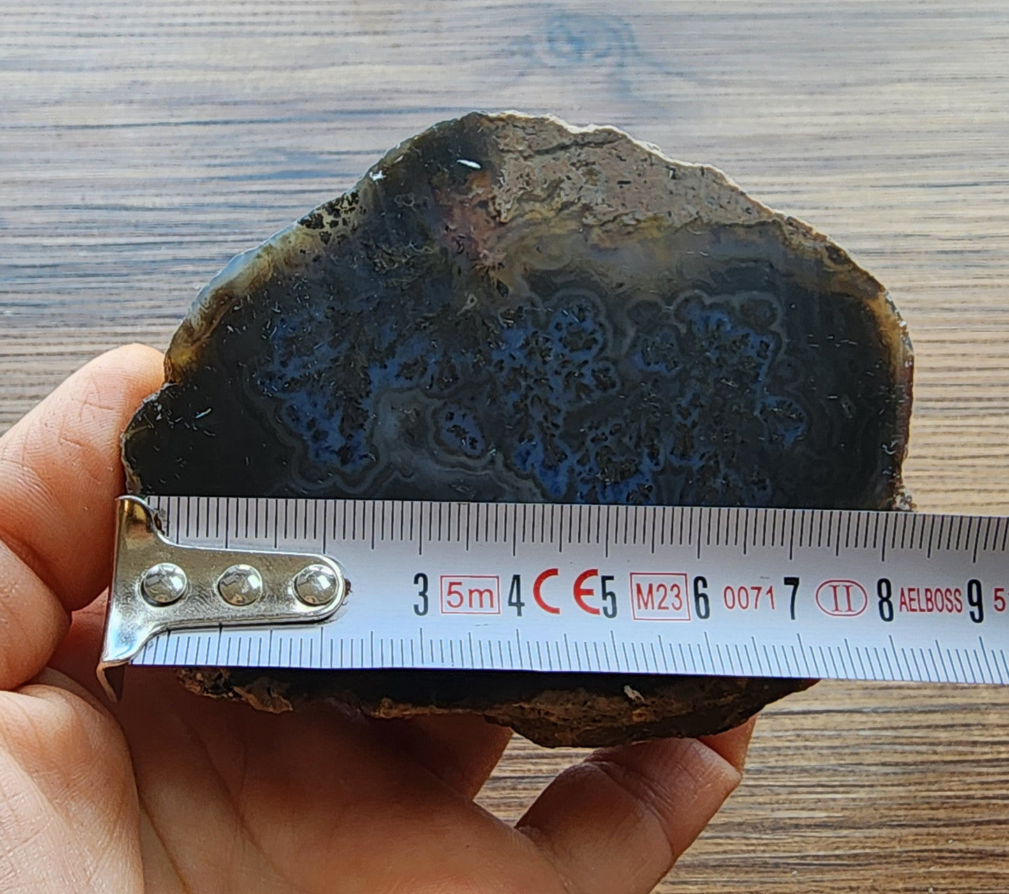 Dark Blue Dendritic Agate