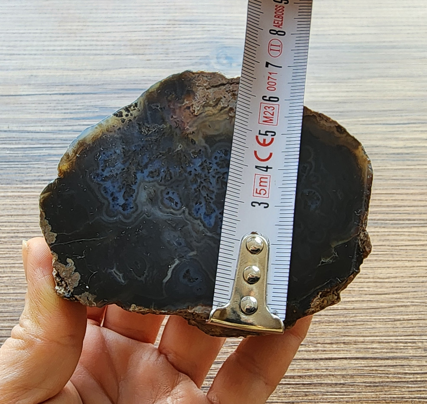 Dark Blue Dendritic Agate