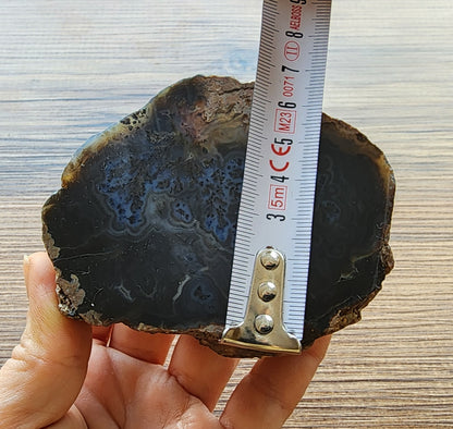 Dark Blue Dendritic Agate