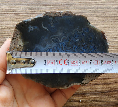 Dark Blue Dendritic Agate