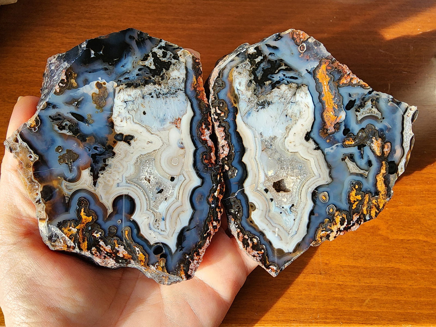 Polished Blue Agate - We❤️Rocks