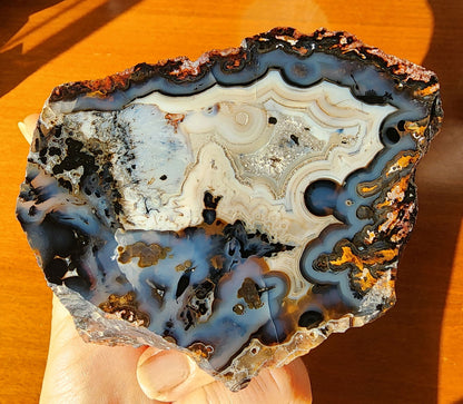 Polished Blue Agate - We❤️Rocks