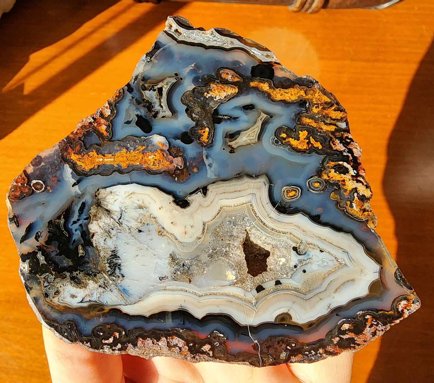 Polished Blue Agate - We❤️Rocks
