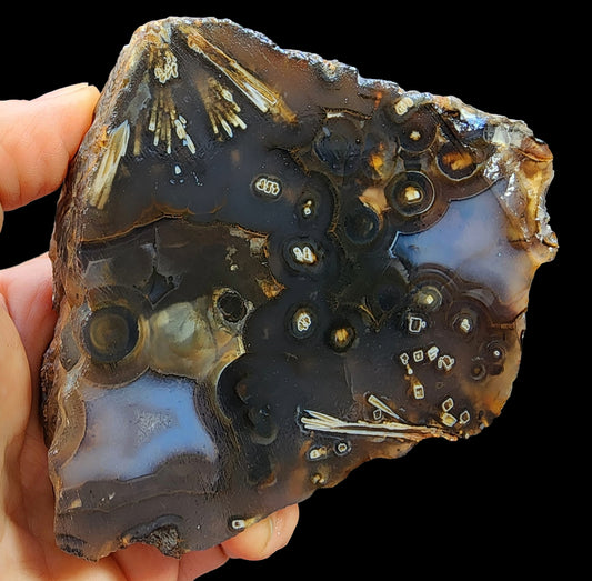Eye Agate Pair